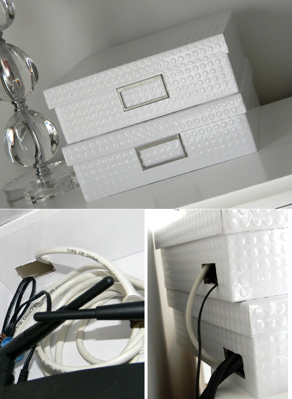 http://sweetsanitydesigns.com/blog/2011/04/24/hiding-the-wireless-routers/