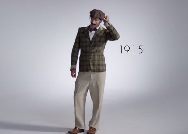 móda muž chlap 1915