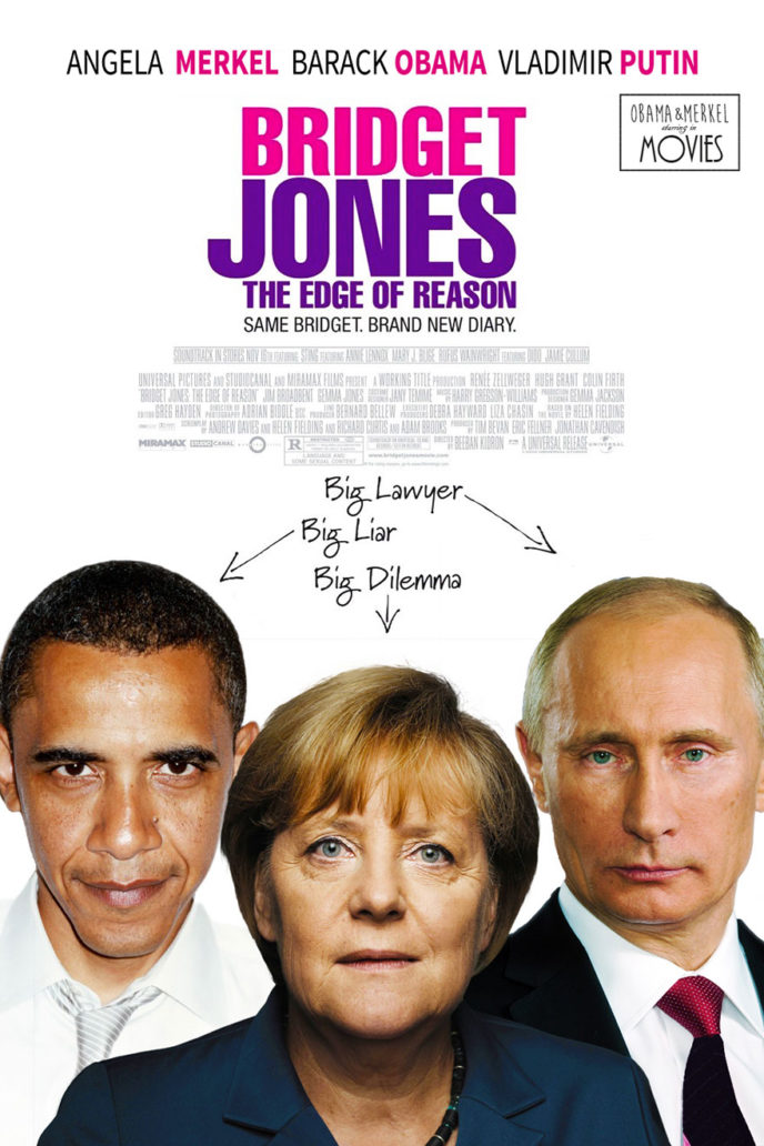 Obama, Merkelová a Putin vo filme "Bridget  Jones"