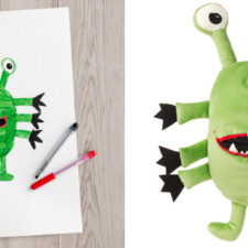Kids drawings turned into plushies soft toys education ikea 8.jpg
