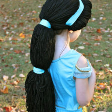Disney princess wigs girls cancer mom holly christensen 23.jpg