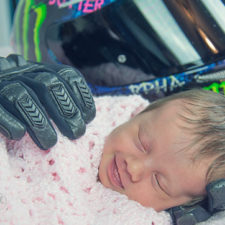 Smiling baby late father motorcycle gloves aubrey kathryn williams kim stone 4.jpg