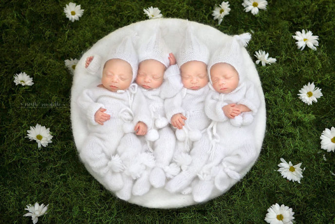 Identical quadruplet newborn photography baby photoshoot noelle mirabella 2.jpg