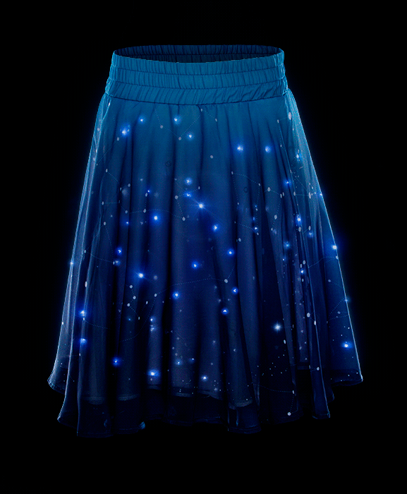 Twinkling stars led skirt thinkgeek 1.gif