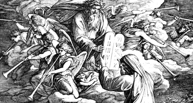 Moses Receives 10 Commandments
