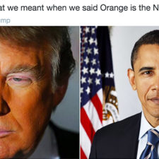 This isnt what we meant when we said orange is the new black donald trump barack obama.jpg
