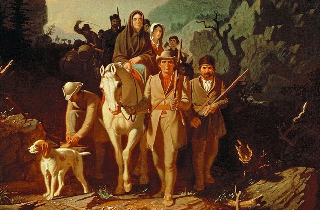 https://en.wikipedia.org/wiki/American_frontier#/media/File:George_Caleb_Bingham_-_Daniel_Boone_escorting_settlers_through_the_Cumberland_Gap.jpg