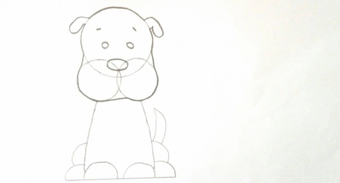 Naučte sa kresliť psa od základov.