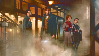 This image released by Warner Bros. Pictures shows, from left, Katherine Waterston, Eddie Redmayne, Alison Sudol and Dan Folger in a scene from "Fantastic Beasts and Where to Find Them," scheduled for release on Nov. 18, 2016. Warner Bros. announced Wednesday, Aug. 3, that the upcoming film will get a sequel, planned to hit theaters in November 2018. J.K. Rowling will also write the sequel’s screenplay. (Jaap Buitendijk/Warner Bros. Pictures via AP)