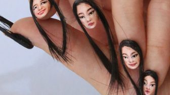 Hair selfie nails art tiny faces designdain 3.jpg