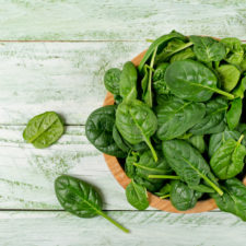 Spinach rich in vitamins and minerals