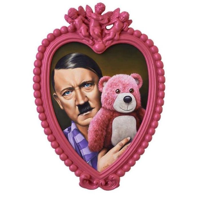 Artist breaks the traditional masculinized image of famous people taking them to their pink world 5a72e6e5e519b__700.jpg