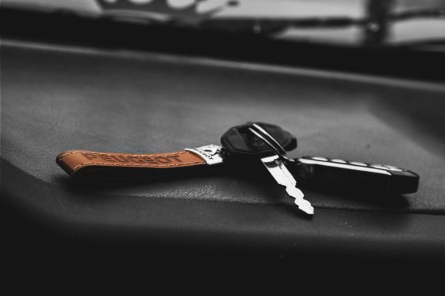 kľúče, auto