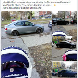 Facebook status klokocina problemy obyvatelov chodniky cesty parkovanie.jpg