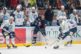 Samuel Takáč z HC Slovan Bratislava (uprostred) počas prvého hokejového zápasu finále play-off Tipos extraligy 2021/2022 medzi HC Slovan Bratislava - HK Nitra. Bratislava, 22. apríl 2022.
