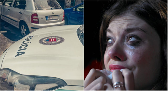 žena sa rozplakala v Nitre, mestská polícia Nitra