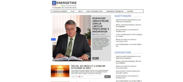 Nový portál vEnergetike.sk - všetko o energetike na jednom mieste