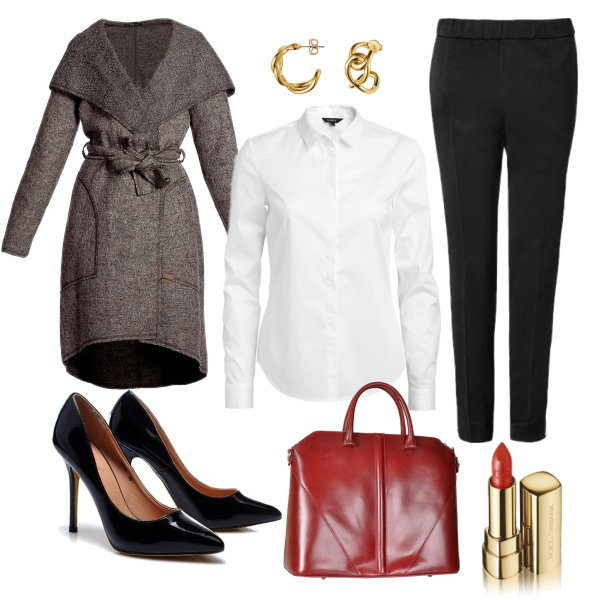 Trendový jesenný outfit pre dámy, vhodný do práce alebo i na pracovný pohovor