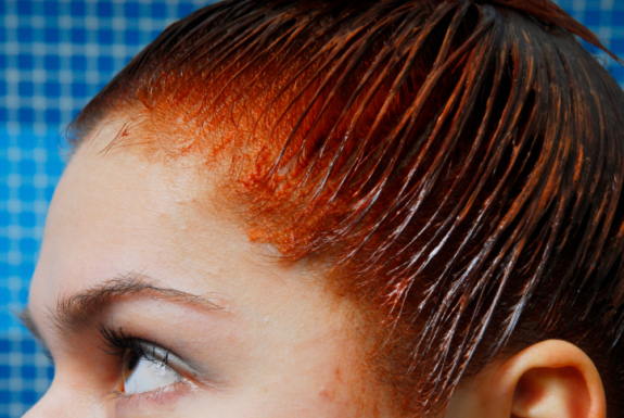 How to remove hair dye stains 575x385