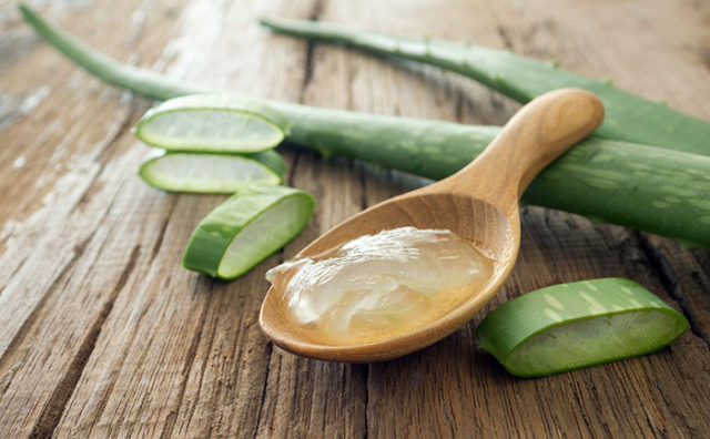 Aloe vera gel on wooden spoon.jpg