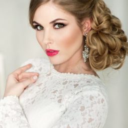 20 gorgeous bridal hairstyle and makeup ideas for 2016 9.jpg