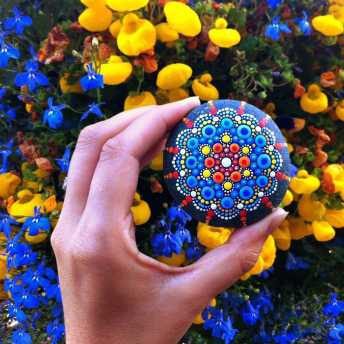 Super vibrant mandala stones.jpeg