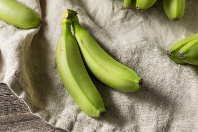 zelené banány