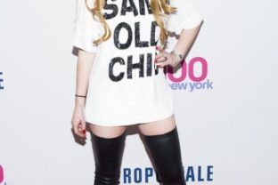 Lindsay Lohan prichádza na Z100 Jingle Ball v New Yorku