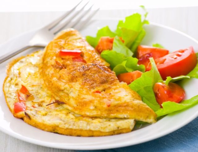 omeleta, raňajky, vajcia, varenie, recept, jedlo, strava, culinarium
