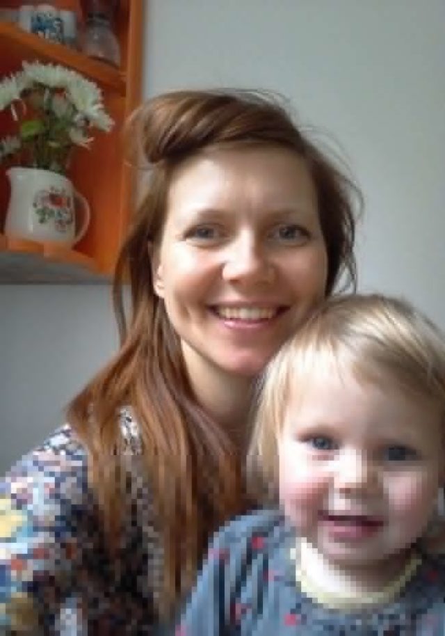 Blogerka Lucy Aitken Read s dieťaťom