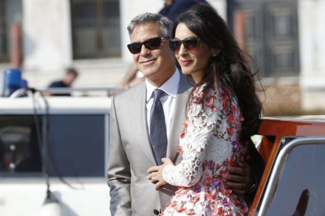 Svadba George Clooneyho a Amal Alamuddin v Benátkach