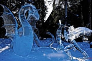Manželia z Aljašky tvoria fascinujúce ľadové sochy