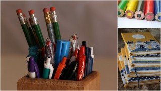 školské potreby, ceruzky, perá, zošity
