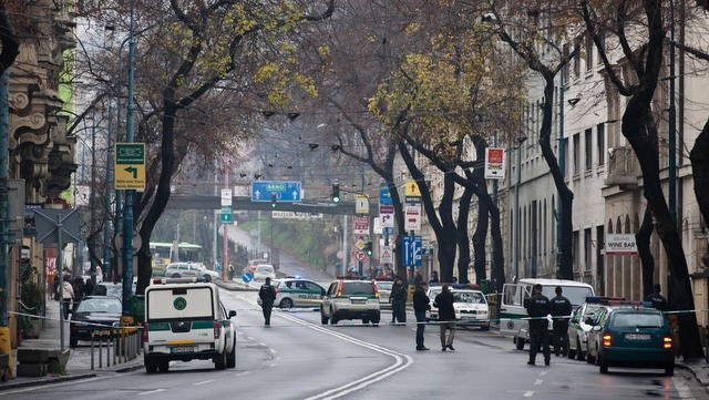 Štefánikova ulica, Bratislava, polícia, pyrotechnici