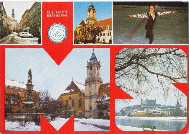pohľadnica, MS v korčuľovaní 1973