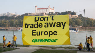 GREENPEACE: Nepredávajte Európu!