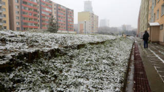 POčASIE Prvý sneh v Bratislave