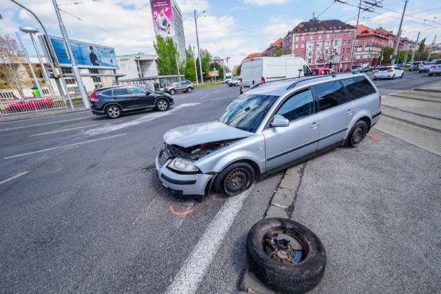 Dopravná nehoda na Trnavskom mýte
