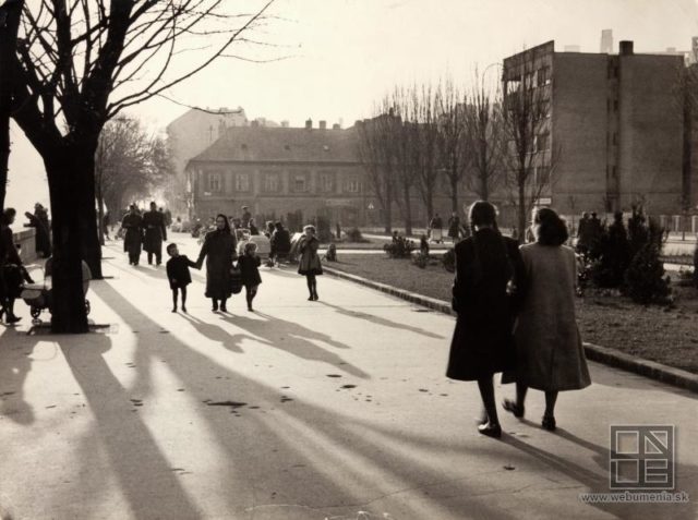 Promenada na dunajskom nabrezi ladislav roller 1940 staraba.jpg