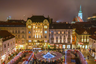 Bratislava Christmas market, Slovakia
