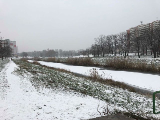 Zimná nádielka v Bratislave