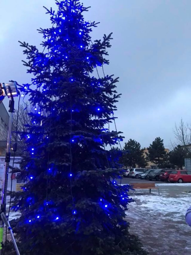 Ako vyzerá vianočný stromček v Záhorskej Bystrici
