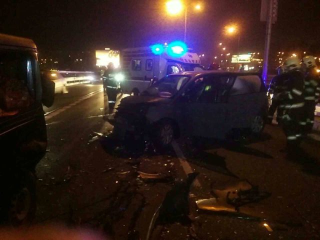 dopravná nehoda na Panonskej ceste v Bratislave