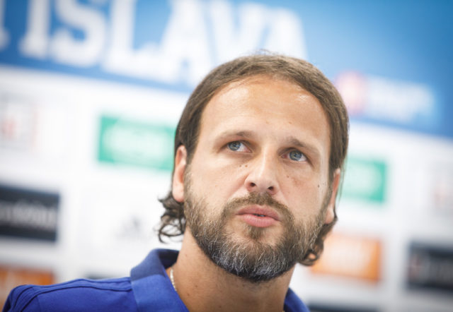 Tréner FK Slovan Bratislava Ján Kozák ml.