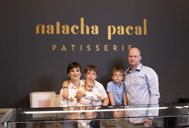 Natacha s manželom a deťmi