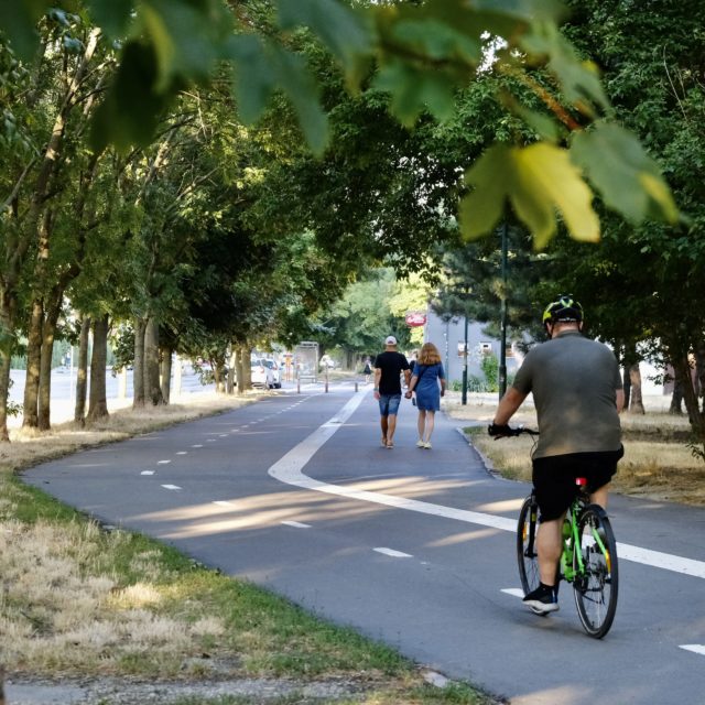 Nová cyklotrasa v Petržalke