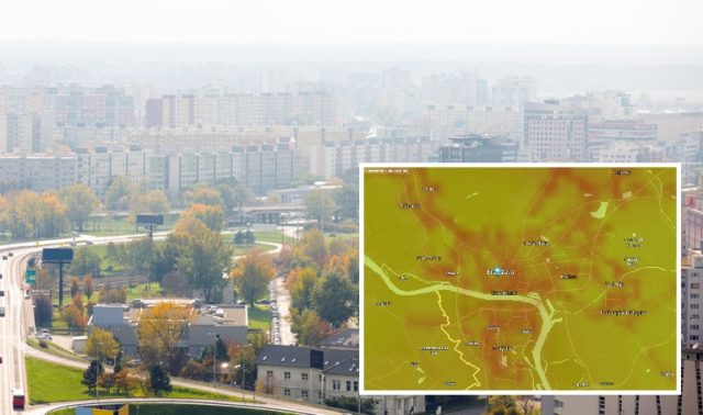 kvalita ovzdusia mesto smog skodlivé latky meranie