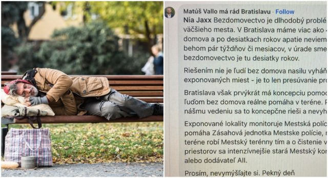 Matúš Vallo, bezdomovci