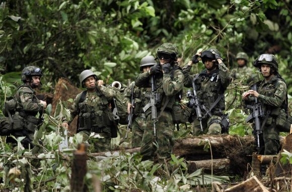 Kolumbia, vojaci