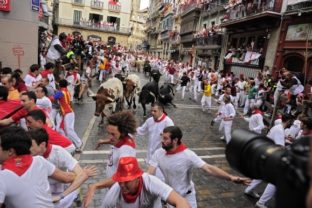 Festival San Fermín v Španielsku